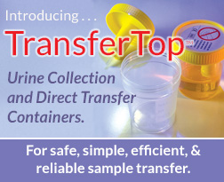 Containers for Urine Collection Transfer Pipets