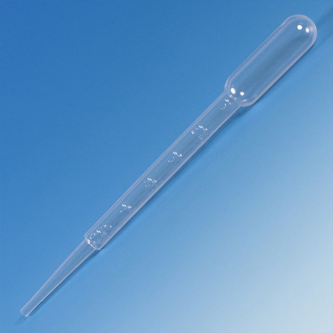 Plastic Transfer Pipettes 3ml, Gradulated, Pack of 500