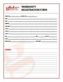 Warranty Registration Form