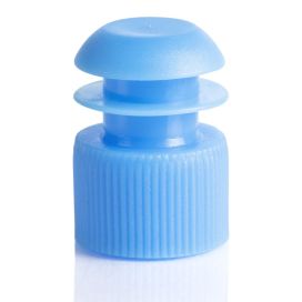 Flange Plug Cap - Blue, For 16mm Tubes