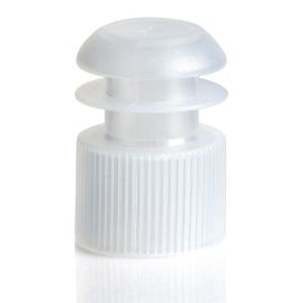 Flange Plug Cap - Clear, For 16mm Tubes