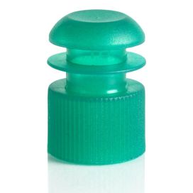 Flange Plug Cap - Green, For 16mm Tubes