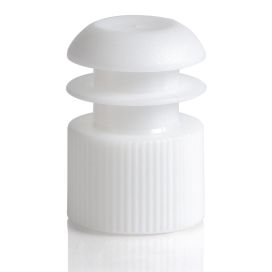 Flange Plug Cap - White, For 16mm Tubes