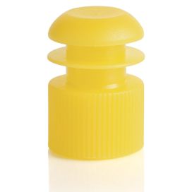 Flange Plug Cap - Yellow, For 16mm Tubes