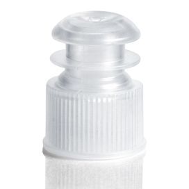 Cap, Flange Plug, 13mm, Clear