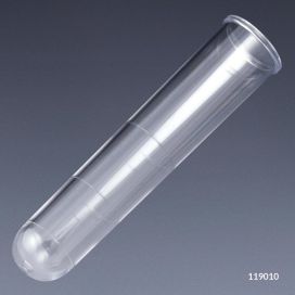 Test Tube, 16 x 75mm (8mL), PS, with Rim, 