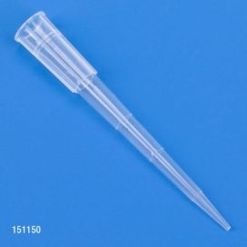 Certified Pipette Tips, 1-200uL, Universal, Natural, 54mm, Racked, 96/Rack, 10 Racks/Box