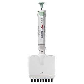 Pipette, Diamond PosiStop, Fully Autoclavable, 8-Channel,  Adjustable volume, 20 - 200ul, Green