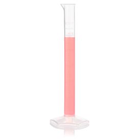 10mL Cylinder, Measuring, Diamond Essentials, Class B, PP, Molded Graduations, tall form