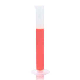 250mL Cylinder, Measuring, Diamond Essentials, Class B, PP, Molded Graduations, tall form