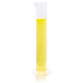 2000mL Cylinder, Measuring, Diamond Essentials, Class A, PMP, Molded Graduations, tall form