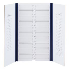 Slide Mailer, Cardboard, for 20 Slides, Blue