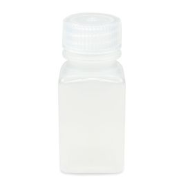Diamond RealSeal Bottle, Wide Mouth, Square, PP with PP Closure, 60mL, 12/Pack, 72/Case