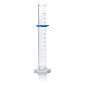 250mL Graduated Cylinder, Globe Glass, Class A, Each, 4/Case