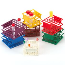 Wireless Tube Rack, 20mm, Half Size: 20-Place, Nylon, Blue