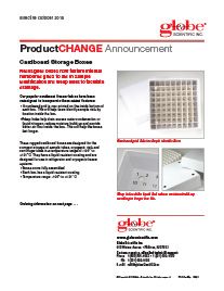 Freezer Boxes - Product Change Announcement