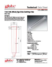 TDS - 112030 Urine Centrifuge Tube