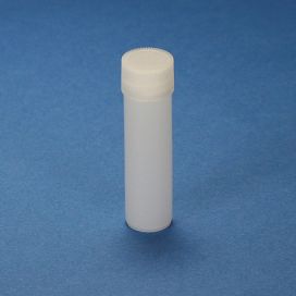 Scintillation Vial, 4mL, PE, with Attached White Screw Cap