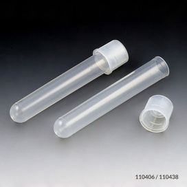 Test Tube, 12 x 75mm, (5mL), PP, with Dual Position Snap Cap