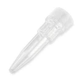 Microtube, 0.5mL, Attached Screw Cap, with O-Ring, STERILE, PP, 500/Bag, 2 Bags/Case