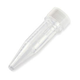 Microtube, 1.5mL, Attached Screw Cap, with O-Ring, STERILE, PP, 500/Bag, 2 Bags/Case