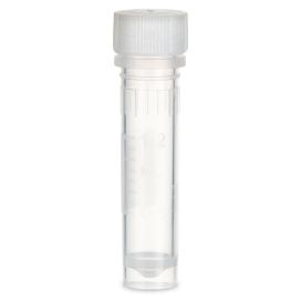 Microtube, 2mL, Self-Standing, Attached Screw Cap, with O-Ring, STERILE, PP, 500/Bag, 2 Bags/Case