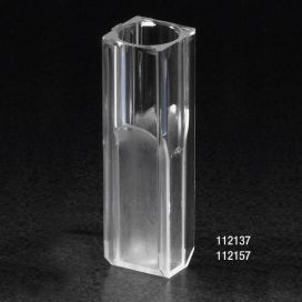 Cuvette, Micro, 1.5mL, with 2 Clear Sides, PS, 100/Tray, 5 Trays/Unit