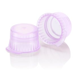 Cap, Snap, 12/13mm, PE, for Vacuum and Test Tubes, Lavender