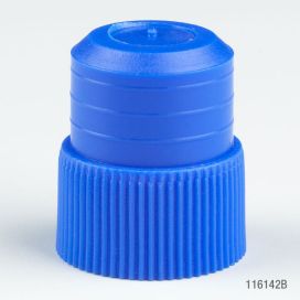 Cap, Plug, 16mm, Blue