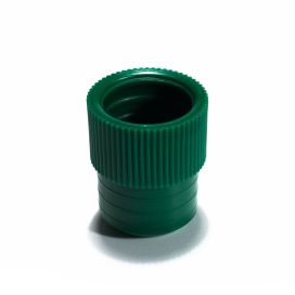 Cap, Plug, 16mm, Green