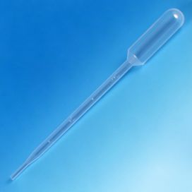 *** SAVE 49% *** Transfer Pipet, 5.0mL, Large Bulb, Graduated to 1mL, 145mm, STERILE, Individually Wrapped, 100/Bag, 4 Bags/Case, CS/400