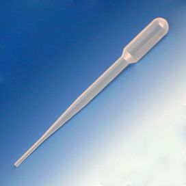 Transfer Pipet, 4.0mL, General Purpose, Blood Bank, 130mm, STERILE, 20/Bag, 20 Bags/Unit