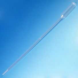 Transfer Pipet, 6.0mL, Extra Long, 225mm (9 Inches Long) STERILE, Individually Wrapped, Bulb Draw - 2.3mL 100/Box, 4 Boxes/case