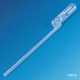 Transfer Pipet, Exact Volume, 250uL (0.25mL), 104mm Long, 500/Bag, 10 Bags/Case