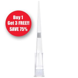 *** BUY 1 GET 3 FREE - SAVE 75% *** Filter Pipette Tip, 1 - 20uL, STERILE, 96/Rack, 10 Racks/Box, 2 Boxes/Carton