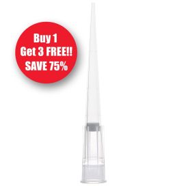 *** BUY 1 GET 3 FREE - SAVE 75% *** Filter Pipette Tip, 1 - 100uL, STERILE, 96/Rack, 10 Racks/Box, 2 Boxes/Carton