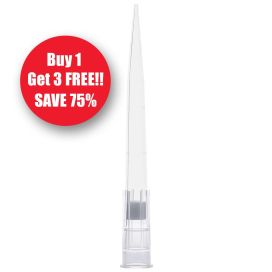 *** BUY 1 GET 3 FREE - SAVE 75% *** Filter Pipette Tip, 1 - 300uL, STERILE, 96/Rack, 10 Racks/Box, 2 Boxes/Carton