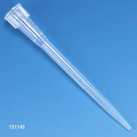 Certified Pipette Tips, 0.1-20uL, Universal, Natural, 45mm, Extended Length, Reloading Stack, 96/Tray, 10 Trays/Stack