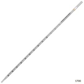 1 mL, Serological Pipette, PS, Standard Tip, 275mm, STERILE, Yellow Striped, Individually Wrapped