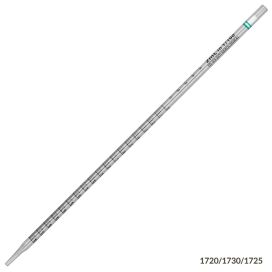 2mL, Serological Pipette, PS, Standard Tip, 275mm, STERILE, Green Striped, Individually Wrapped