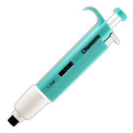 Pipette, Diamond, Adjustable Volume, 1000 - 5000uL (1-5mL), Light Green (Tip Group E)