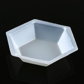 Weighing Dish, Plastic, Hexagonal, Antistatic, 350mL, PS