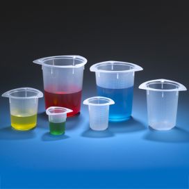 Beaker, Three Corner, PP, Graduated, 250mL