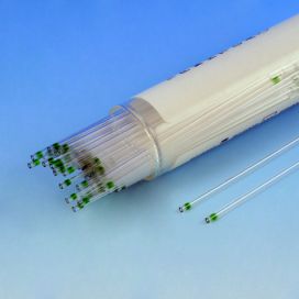 Capillary Tube, Microhematocrit, 100% PLASTIC, Green Tip, Ammonium Heparinized