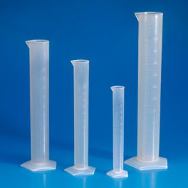 Graduated Cylinder, PP, Molded Graduations, 10mL