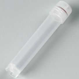 Serum Transport Tube, 4.0mL, PP, Round Bottom, Self-Standing, with Separate Screw Cap with O-Ring