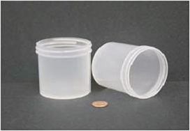 Jar, Wide Mouth, 180mL (6oz), PP, 70mm Opening, 2 7/16 x 2 5/8"   (Screw Cap Packaged Separately)