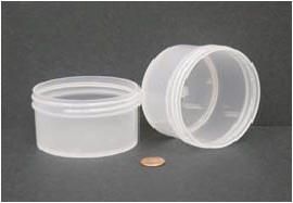 Jar, Wide Mouth, 180mL (6oz), PP, 89mm Opening, 3 3/16 x 1 7/8"   (Screw Cap Packaged Separately)