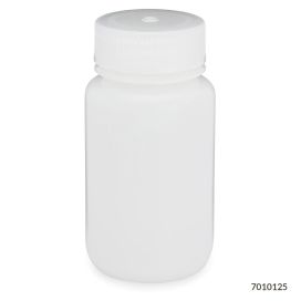 Bottles, Diamond RealSeal, Wide Mouth Round, HDPE with PP Closure, 125mL, 12/Pack, 72/Case