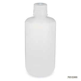 Bottles, Diamond RealSeal, Narrow Mouth Boston Round, PP with PP Closure, 1000mL, 6/Pack, 24/Case